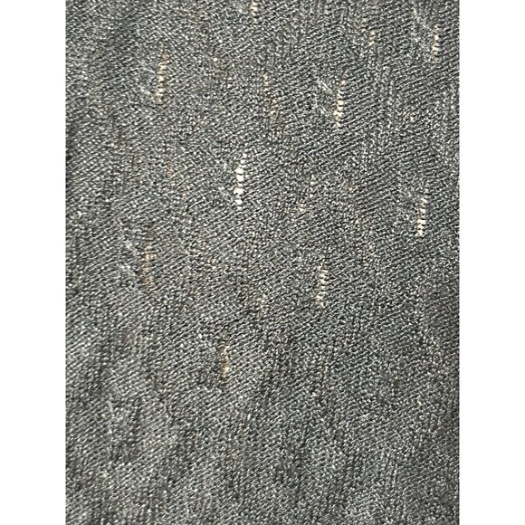 Pronto Uomo Men’s Vtg Black Sweater M Italy Collared 2- Button Geometric Solid - Picture 10 of 14